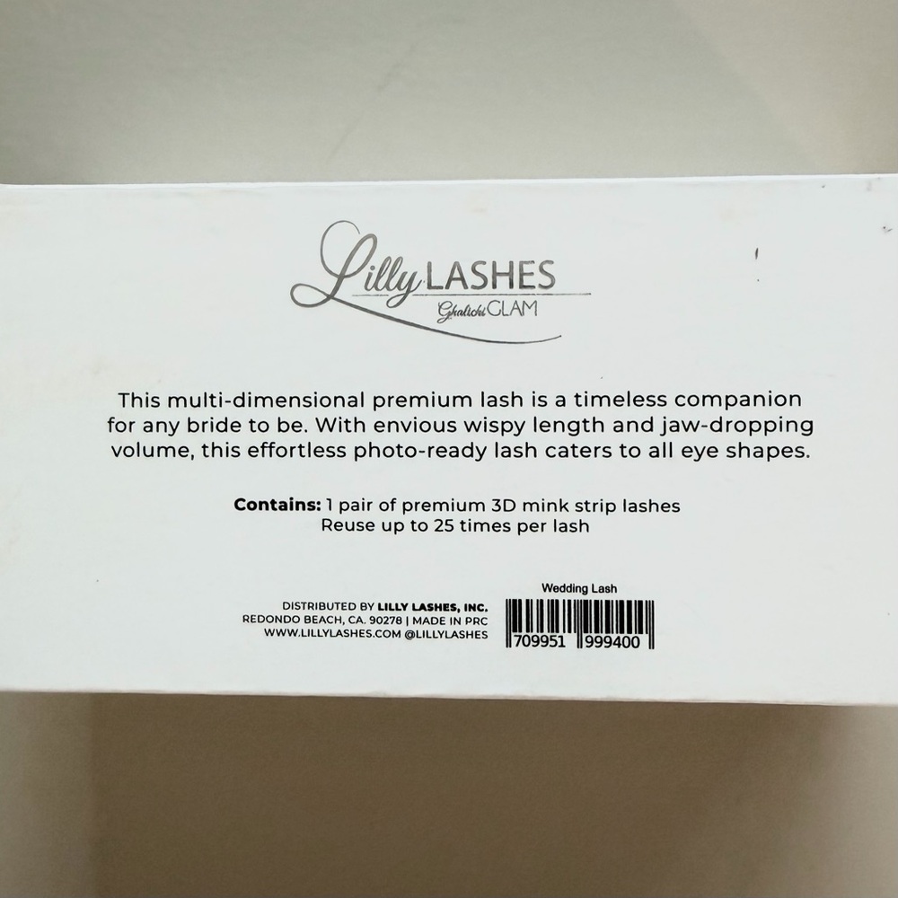 Lilly Lashes The Wedding Lash, 3D Faux Mink Lashes, New In Box - Picture 4 of 7